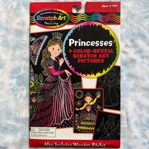 Melissa & Doug Scratch Art "Princesses" 4 pack of scratch art boards - BRAND NEW